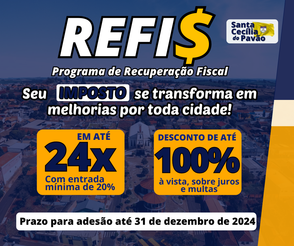 ADESÃO AO REFIS 2024